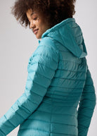 Aqua Duck Down Puffer Coat - Duck Apparel