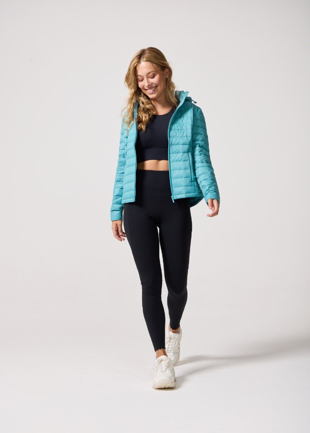 Aqua Duck Down Puffer Jacket - Duck Apparel