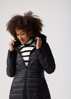 Black Maxi Duck Down Puffer Coat - Duck Apparel