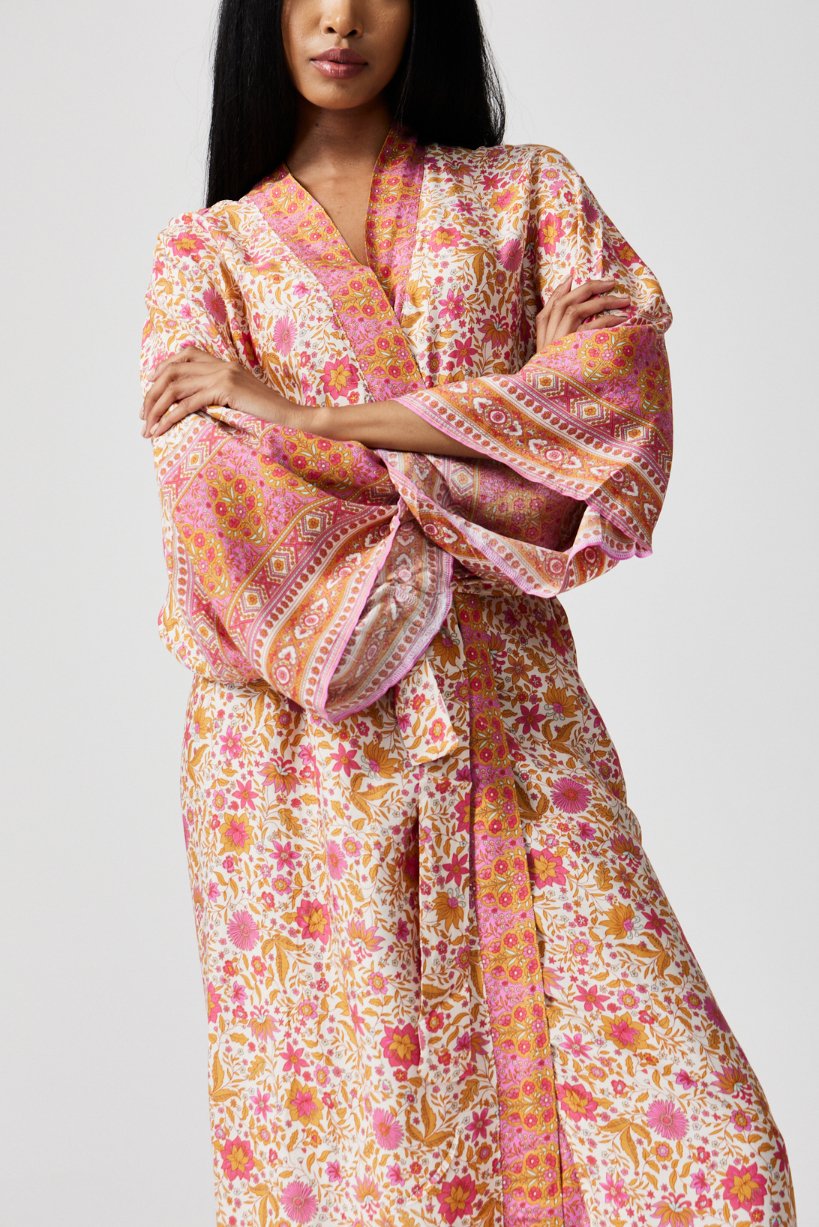 Fleur Flutter Robe - Duck Apparel