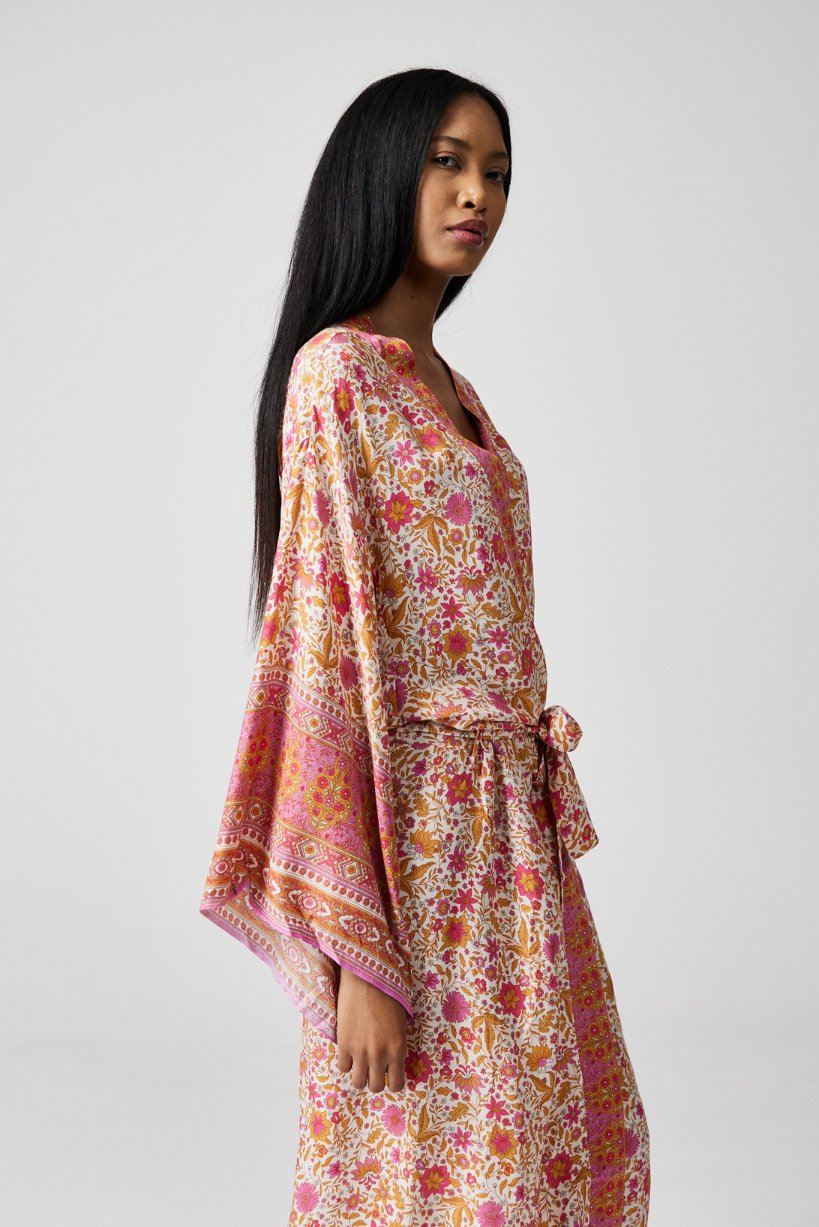 Fleur Flutter Robe - Duck Apparel