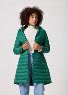 Game Day Duck Down Midi Puffer Coat - Duck Apparel