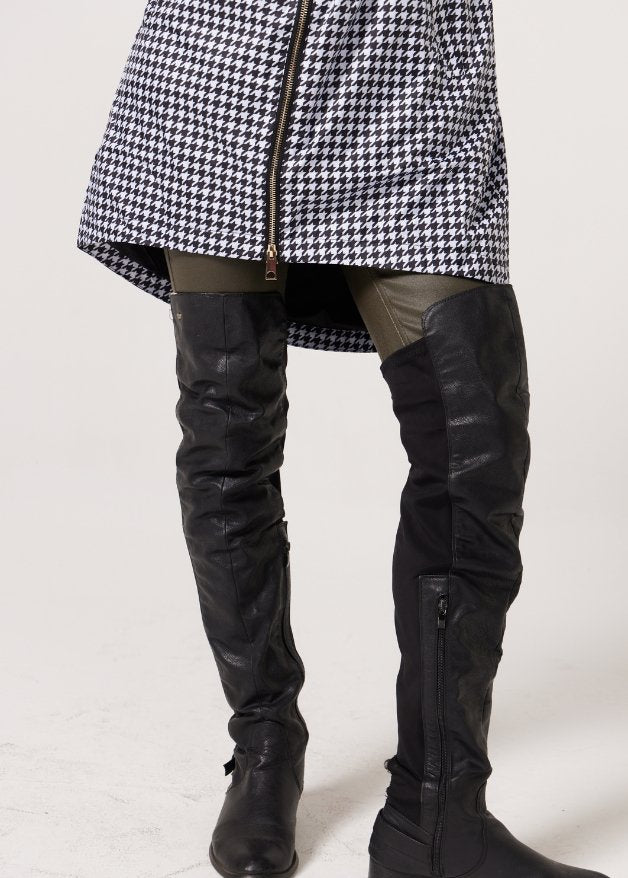 Houndstooth Raincoat - Duck Apparel