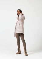 Latte Duck Down Puffer Coat - Duck Apparel