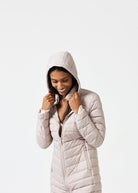 Latte Duck Down Puffer Coat - Duck Apparel