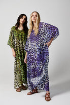 Lilac Leopard Kaftan - Duck Apparel