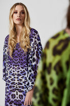 Lilac Leopard Kaftan - Duck Apparel