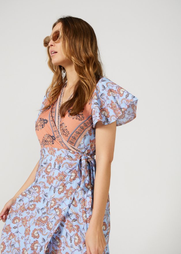 Lush Wrap Dress Duck Apparel