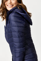 Navy Duck Down Puffer Coat - Duck Apparel