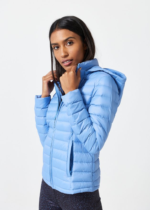 Periwinkle Duck Down Puffer Jacket Duck Apparel