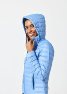 Periwinkle Duck Down Puffer Jacket - Duck Apparel