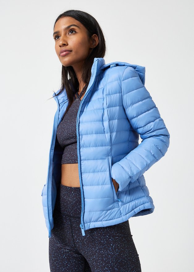 Periwinkle Duck Down Puffer Jacket Duck Apparel