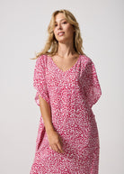 Pink Leopard Kaftan - Duck Apparel