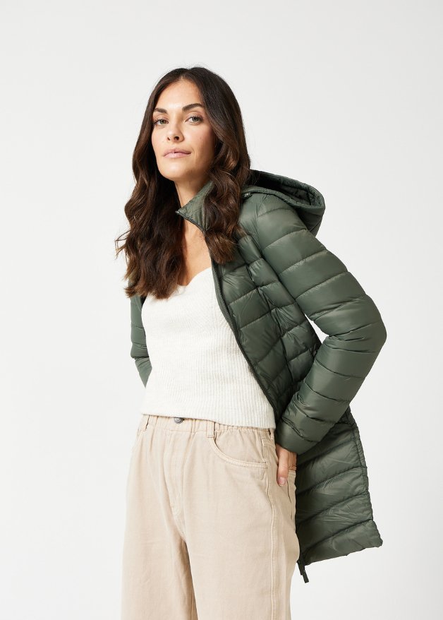 Sage Duck Down Puffer Coat - Duck Apparel