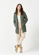 Sage Duck Down Puffer Coat - Duck Apparel