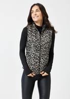 Reversible Classic Leopard Duck Down Puffer Vest - Duck Apparel 