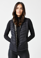 Reversible Classic Leopard Duck Down Puffer Vest - Duck Apparel 